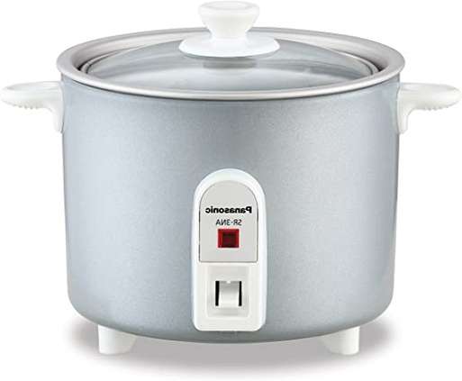 Panasonic Rice Cooker, Steamer & Multi-Cooker, 3-Cups (Cooked), 1.5-Cups (Uncooked), SR-3NAL – Silver