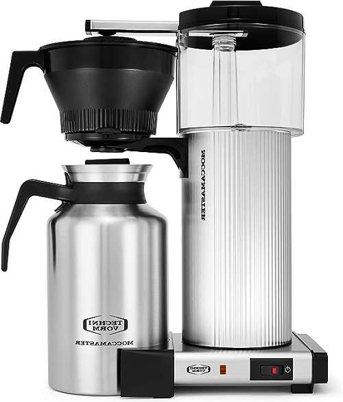 Technivorm Moccamaster 39340 CDT Grand Coffee Maker, 60 Ounce, Silver